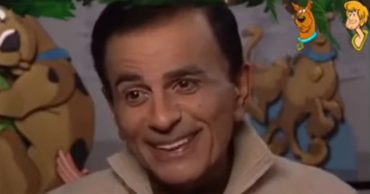Casey Kasem as the voice of Shaggy from Scooby-Doo