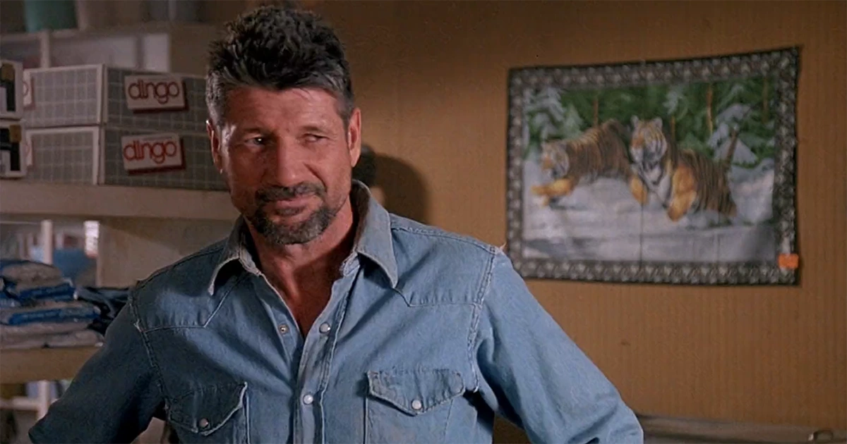 48 years old Fred Ward in Tremors