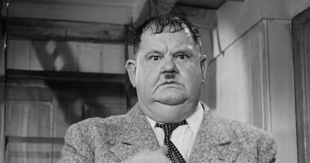 Oliver Hardy in 1950