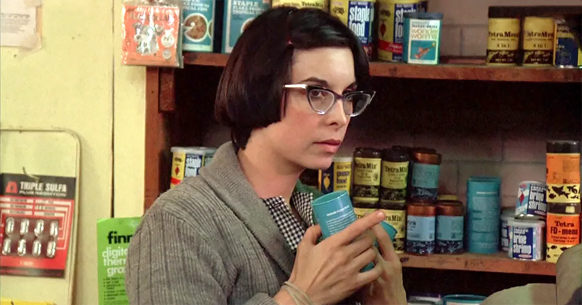Talia Shire as Adrian (Pennino) Balboa in 1976