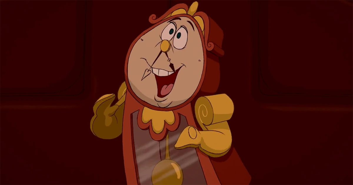Cogsworth in Beauty and the Beast (1991)