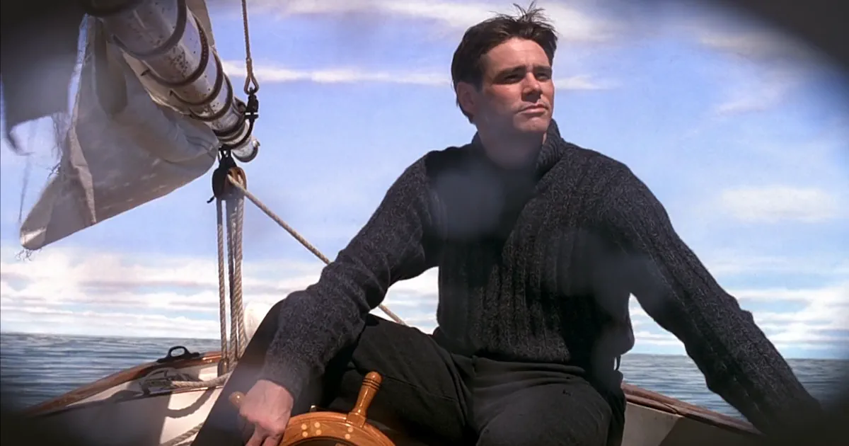 Jim Carrey as Truman Burbank in 1998