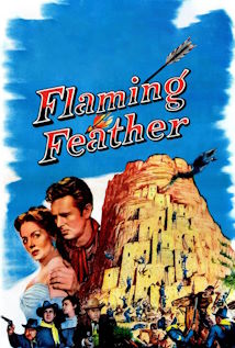Flaming Feather Poster