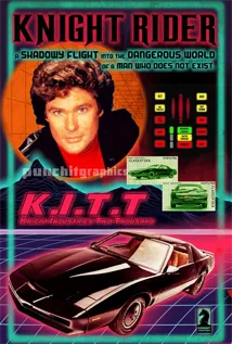 Knight Rider 80s poster